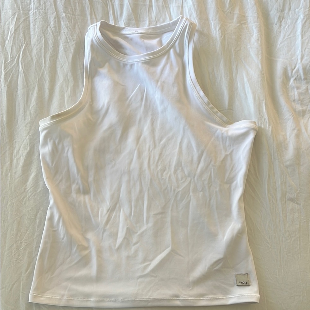 Vuori Classic White Tank Top